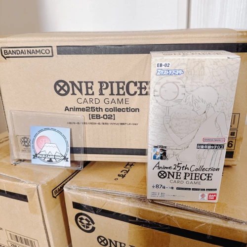 EB-02 Anime 25th collection Booster Box Japanese ONE PIECE CARD - Image 2