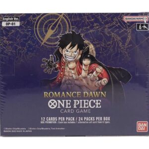 One Piece Card Game Romance Dawn Booster Box OP-01 (White Bottom) FACTORY SEALED
